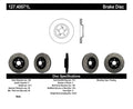 StopTech 07-08 Acura MDX SportStop Slotted & Drilled Left Front Rotor