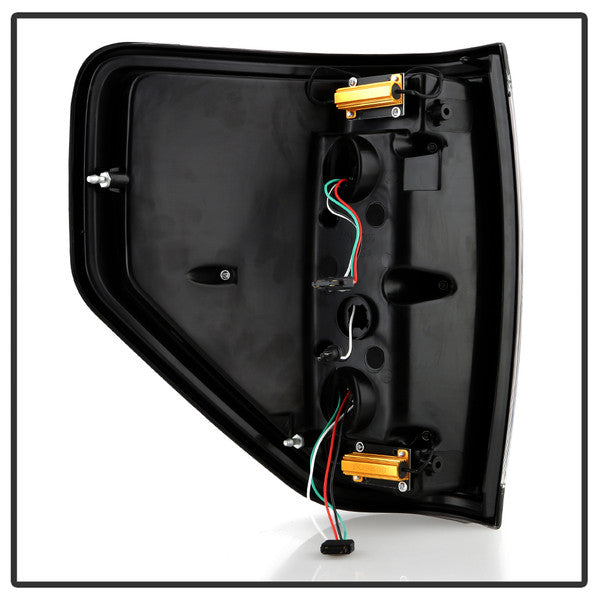 xTune 09-14 Ford F150 Full LED Tail Lights - Black (ALT-CH-FF15009-LED-BK)