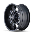 Cast Aluminum Wheels 171 BK 17x9 Machined Lip Black 5 On 135 Bolt Pattern 0 Offset ION Wheels