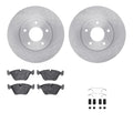 R1 Concepts Brake Rotor- Blank with Optimum Oe Pads Hdw Fits Jaguar Vanden