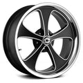 645 (645) MATTE BLACK/MACHINED FACE