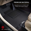 3D MAXpider 2018-2020 Honda Accord Kagu 1st & 2nd Row Floormats - Black