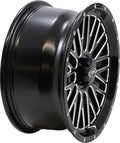ITP Momentum 15x7 / 4x156 BP / 30mm Offset Black w/ Milled Accents Wheel