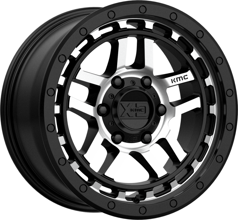 XD140 18X8.5 6X135 S-BLK MACH 18MM