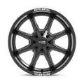 MO970 17X8 6X135/5.5 00MM GLOSS BLACK W/ MILLED SPOKE & MOTO METAL ON LIP