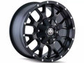 ~(34 lbs. 19X19X10)~ WARRIOR (8015) MATTE BLACK 17X9 8-165.1/8-170 -12MM 130.8MM