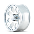 Cast Aluminum Wheels 171 PO 16x10 Polished 8 On 170 Bolt Pattern -38 Offset ION Wheels
