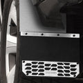 15C F150 MUD SKINS REAR PAIR POLISHED STAINLESS STEEL