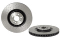 Brembo 07-11 Mercedes-Benz ML63 AMG/2007 R63 AMG Front Premium UV Coated OE Equivalent Rotor