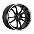ABL22 22X9 5X120 G-BLK MILL 15MM