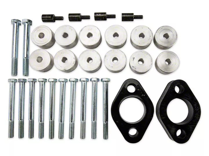 ~(10 lbs. 10X6X4)~ 07-13 Jeep Wrangler JK 1inch Body Lift for 4 door