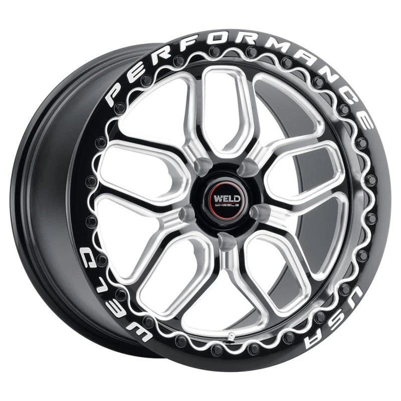 Weld Perf 20in Beadlock Ring A / Gloss BLK MIL