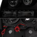 Xtune Chevy Suburban 1500/2500 07-14 Halo Projector w/LED Headlights Smoked PRO-JH-CSUB07-LED-BSM