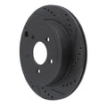 R1 95-97 Ford Ranger (USA/Canada) Front Right Drilled & Slotted Black Brake Rotor