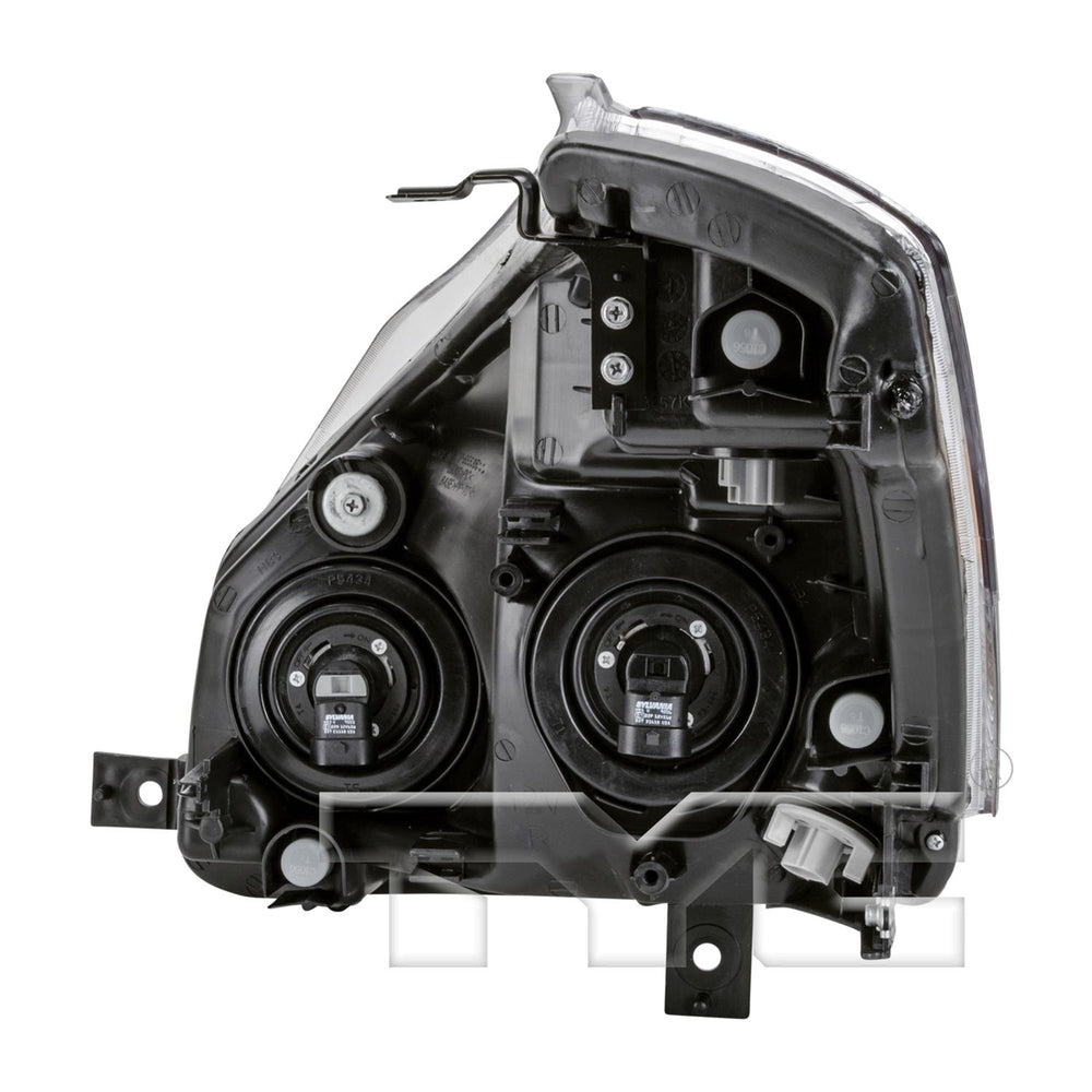 RH HEADLAMP ASSY COMPOSITE BLACK BEZEL NISSAN QUEST 20042009
