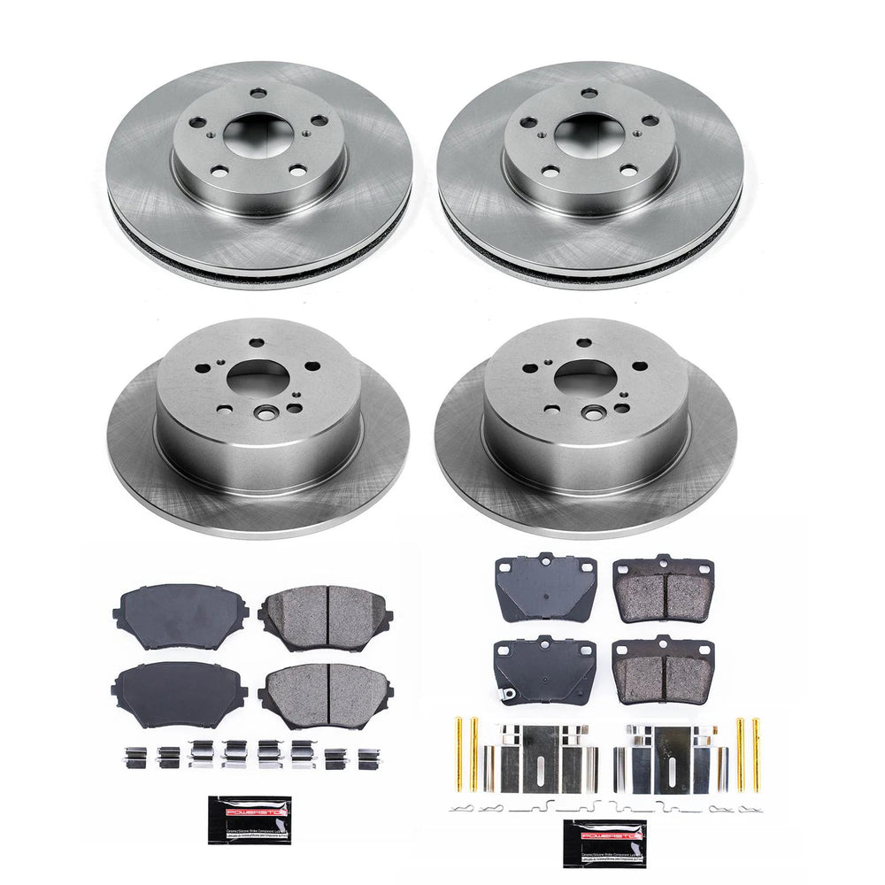 Power Stop 04-05 Toyota RAV4 Front & Rear Autospecialty Brake Kit