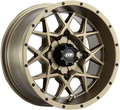 ITP Hurricane 15x7 / 4x137 BP / 5+2 Offset Matte Black Wheel