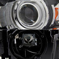 XTune 06-08 Audi A4/S4 Halo Xenon HID Models Driver side headlight HD-JH-AA406-HID-L