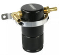 Moroso 15-17 Ford Mustang GT Air/Oil Separator Catch Can - Small Body - Billet Aluminum - Black