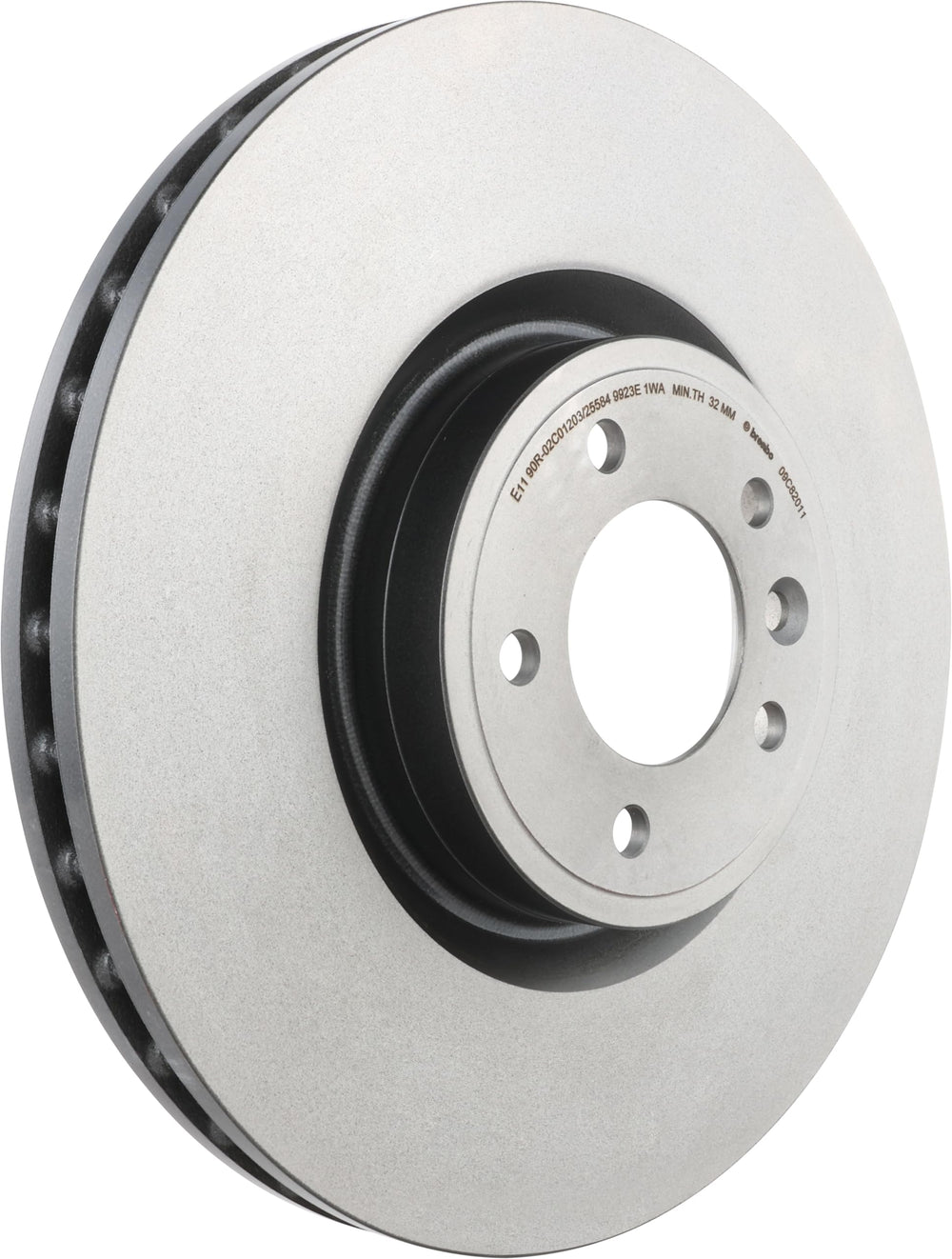 Brembo 18-20 Range Rover/Range Rover Sport Front Premium UV Coated OE Equivalent Rotor