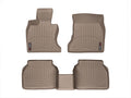 WeatherTech 10+ BMW 5-Series Front and Rear Floorliners - Tan