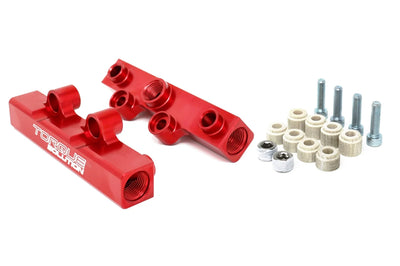 Torque Solution Top Feed Fuel Rails: 02-14 Subaru WRX / 07-18 STI - Gold