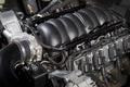 Holley intake system installed view