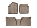 WeatherTech 12+ Toyota Tundra Front and Rear Floorliners - Tan