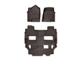 WeatherTech Cocoa Front and Rear Floorliners Fits -20-20 Chevrolet GMC 47607-1-8