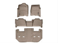 WeatherTech 07-11 Cadillac Escalade Front and Rear Floorliners - Tan