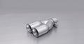 Remus 2005 Seat Toledo 1.6L 76mm Straight Cut Chromed Tail Pipe (Single)