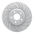 R1 08-12 Audi Q5 (USA/Canada) Front Right Drilled & Slotted Geoperformance Rotor