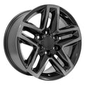 18 IN REPLICA WHEEL CV34B FITS CHEVROLET SILVERADO RIM 18X8.5 MACHINED TINTED WH