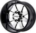 MO962 22X10 6X135/5.5 PVD G-BLK LIP -18MM