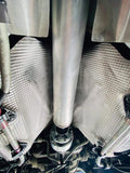 Driveshaft Shop Camaro/GM 3 finger pattern 3.730 with 16mm pin (like CAPL-3) to new fixed (fixed only) 113mm CV pattern . part is 2.4 but 2 for length measurements (.400 is the lip to center the CV) 6061-T6 will only fit the GS-1-1011B fixed CV will no