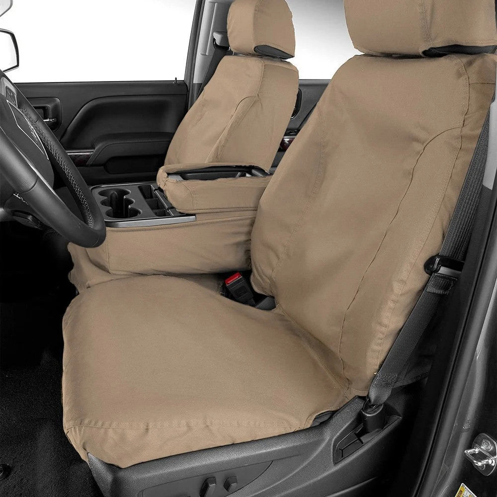 CUSTOM SEAT SAVER POLYCOTTON TAUPE