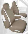 Covercraft 07-13 Toyota Tundra Polycotton SeatSaver Custom Front Row Seat Covers - Wet Sand