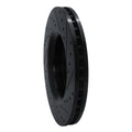 R1 11-22 Dodge Durango Front Left Drilled & Slotted Black Brake Rotor