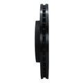 R1 11-22 Dodge Durango Front Left Drilled & Slotted Black Brake Rotor