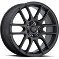 Aluminum Wheels 18x7.5 Evo 131B Satin Black 7 Spoke 42 Offset 5 on 112/5 on 120 Bolt Pattern 74.1 Bore Raceline