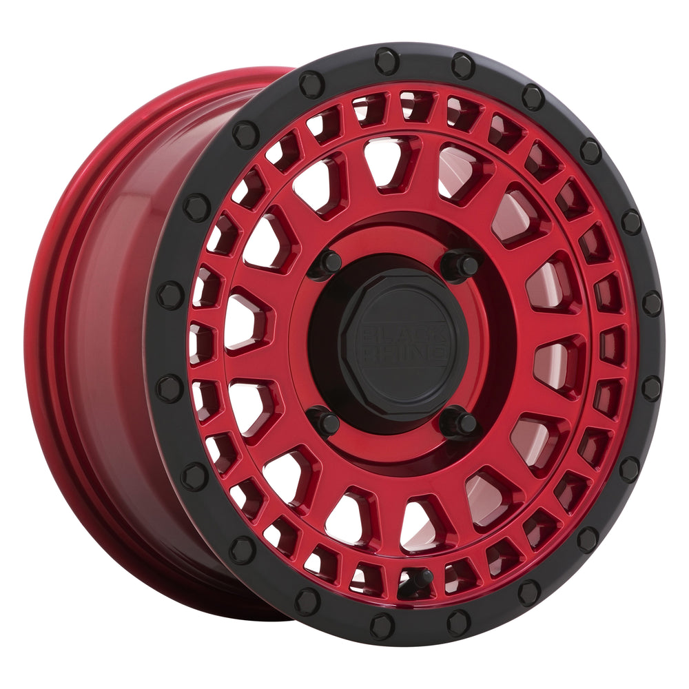 BLACK RHINO HARD ALLOYS - UTV BUPKR 14X7 4X156 C-RED-BLK-LP 36MM - 1470PKR364156R32
