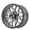 XD127 17X9 6X5.5 M-GRY BLK-RING -12MM