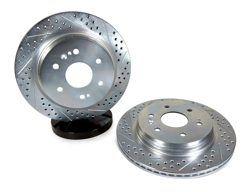19C CHEVY/GMC 1500 TRUCKS CLAW PERFORMANCE ROTORS REAR 6 LUG CAST IRON