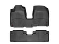 WeatherTech 07-11 Honda CR-V Front and Rear Floorliners - Over The Hump - Black