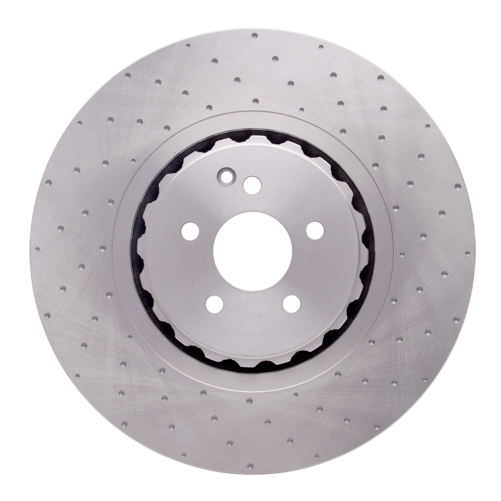 R1 2007-2014 Mercedes-Benz CL63 AMG Front GeoSPEC Coated Rotor - Dimpled