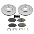 Power Stop 2019 Hyundai Santa Fe Front Z17 Evolution Geomet Coated Brake Kit