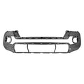 FRONT BUMPER COVER BASE; W/O WHEEL OPENING FLARES; FINE TEXTURED BLACK TOYOTA TACOMA 1215