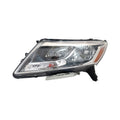 CAPA LH HEADLAMP ASSY COMPOSITE HALOGEN; BLACK BEZEL; CHROME TRIM NISSAN PATHFINDER 20132016