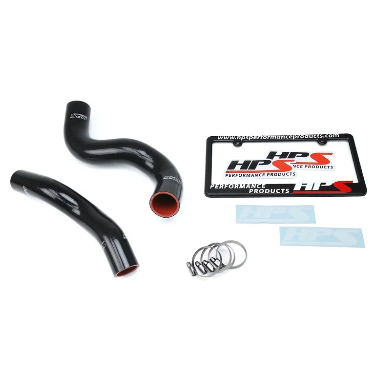 HPS Performance Black Reinforced Silicone Radiator Hose Kit Coolant for Jeep 05-09 Grand Cherokee 4.7L V8 WK1