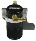 Moroso 10-15 Chevrolet Camaro SS (w/Edlebrock S.C.) Air/Oil Separator Catch Can - Billet Aluminum